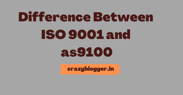 Difference Between ISO 9001 and as9100
