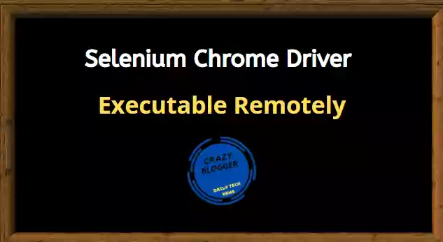 Python 3 Script to Download Latest Selenium Chrome Driver Executable Remotely in Command Line